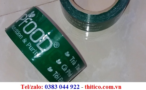 SẢN XUẤT BĂNG KEO IN CHỮ - LOGO GIÁ RẺ MÀU SẮC ĐẸP