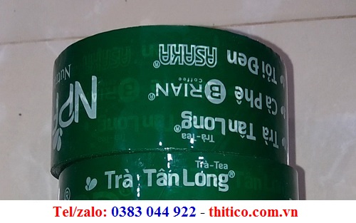 SẢN XUẤT BĂNG KEO IN CHỮ - LOGO GIÁ RẺ MÀU SẮC ĐẸP