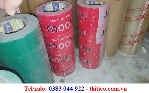 NHẬN SẢN XUẤT BĂNG KEO IN CHỮ - LOGO SỐ LƯỢNG ÍT