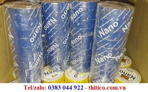 BỎ SỈ BĂNG KEO ĐIỆN NANO ĐỦ MÀU XANH, TRẮNG, VÀNG, ĐEN GIÁ TỐT