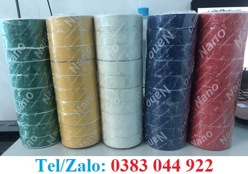 ĐÀ NẴNG BĂNG KEO ĐIỆN NANO ĐỦ MÀU ĐỎ, VÀNG, XANH, TRẮNG