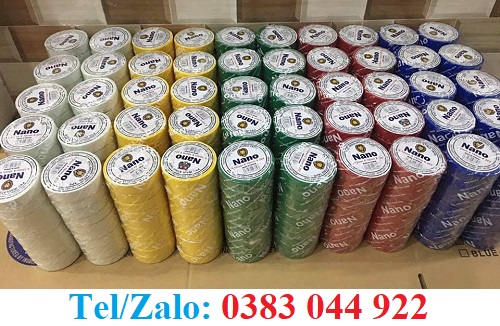 ĐÀ NẴNG BĂNG KEO ĐIỆN NANO ĐỦ MÀU ĐỎ, VÀNG, XANH, TRẮNG