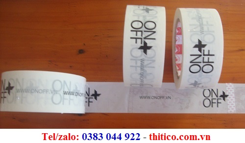 BĂNG KEO IN CHỮ - LOGO SẢN XUẤT THEO YÊU CẦU GIÁ RẺ TẠI XƯỞNG