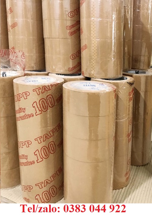 BĂNG KEO VÀNG TRONG 5F CÂY 6 CUỘN GIÁ TỐT GIAO ĐÀ NẴNG VÀ TOÀN QUỐC