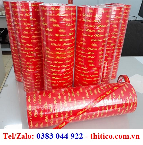 BĂNG KEO CHÚC MỪNG NĂM MỚI 1F2 CÂY 24 CUỘN GIÁ RẺ GIAO ĐÀ NẴNG QUẢNG NAM