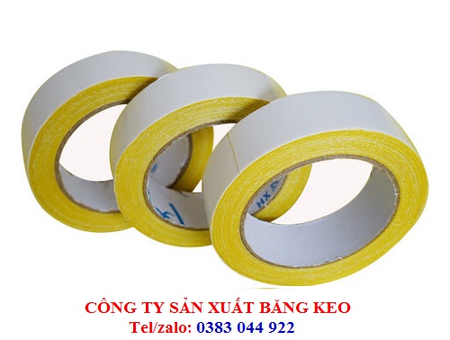 BĂNG KEO HAI MẶT DẦU TRẮNG 18YARD*4F8 GIÁ RẺ