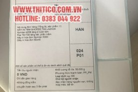 ĐÀ NẴNG XƯỞNG SẢN XUẤT GIẤY IN TEM ĐƠN SHOPEE, GHN, GHTK, LAZADA..