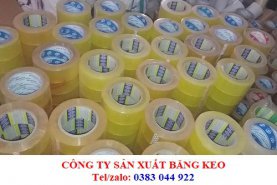 SẢN XUẤT CÁC LOẠI BĂNG KEO ĐÓNG THÙNG 100YARD, 200YARD, 300YARD
